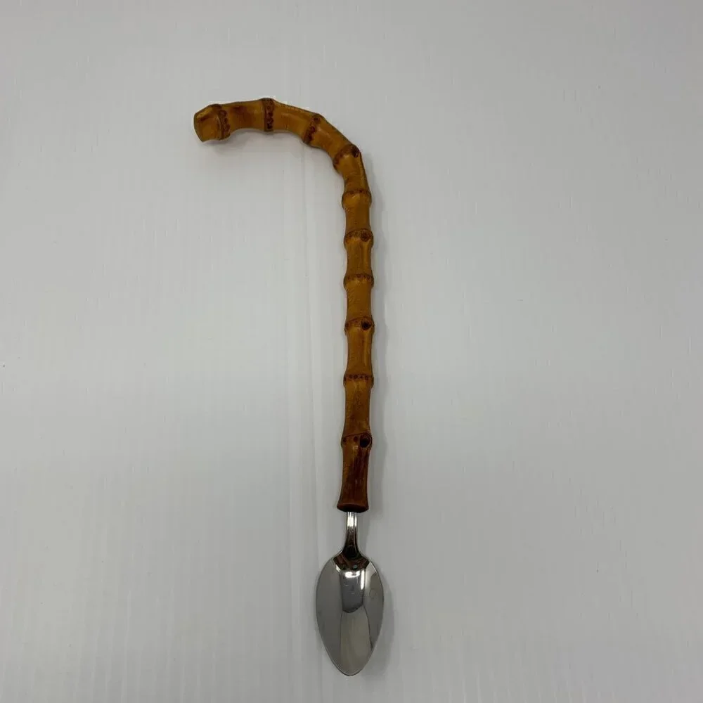 Patch NYC Woodpecker Beverage Pitcher & Vintage Bamboo Cocktail Mixing Spoon